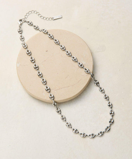 UNISEX 飽滿錨鏈設計 項鍊