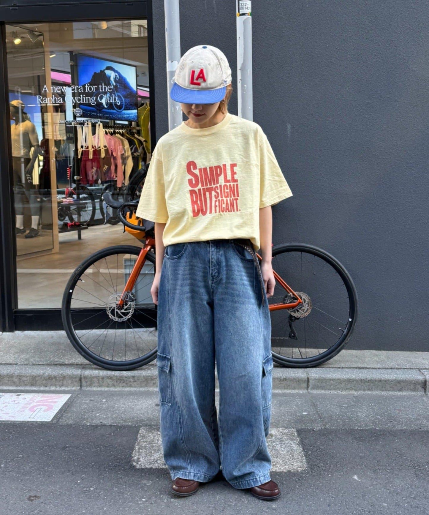 男女同款 大碼可選 竹節針織 顏料染Logo T恤