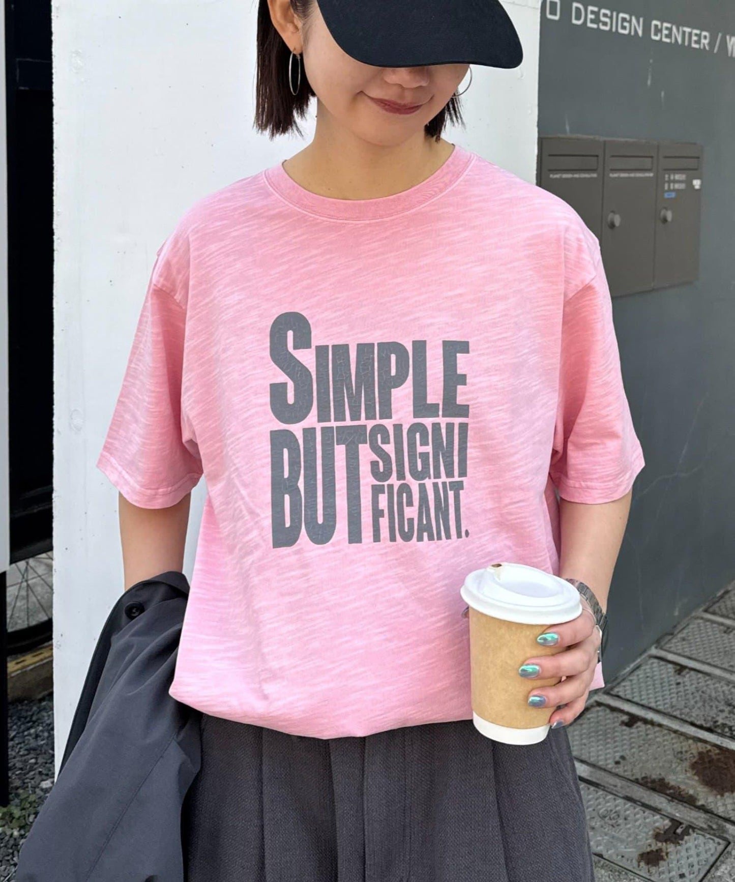 男女同款 大碼可選 竹節針織 顏料染Logo T恤