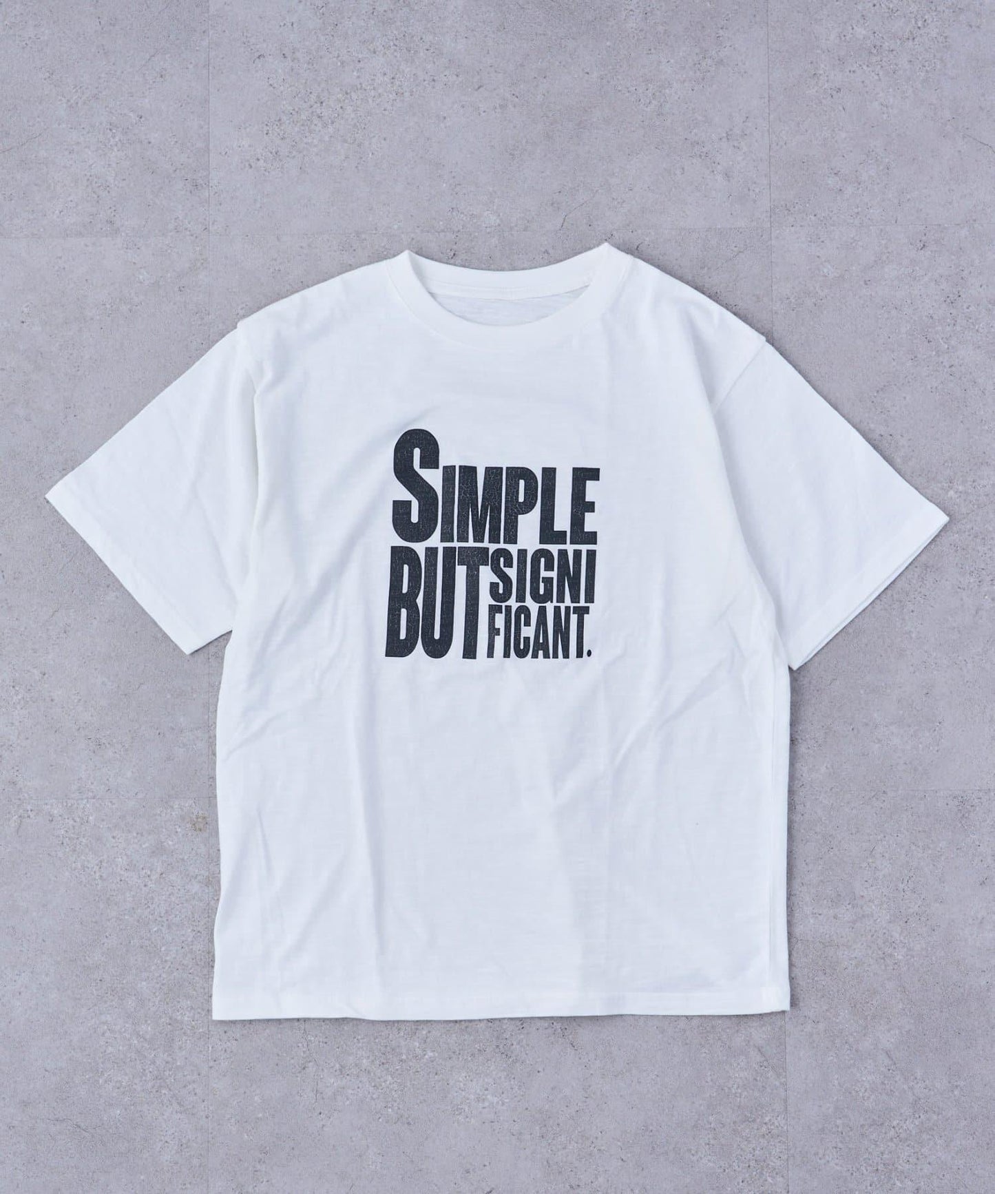 男女同款 大碼可選 竹節針織 顏料染Logo T恤