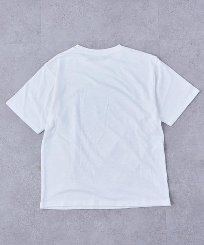 男女同款 大碼可選 竹節針織 顏料染Logo T恤