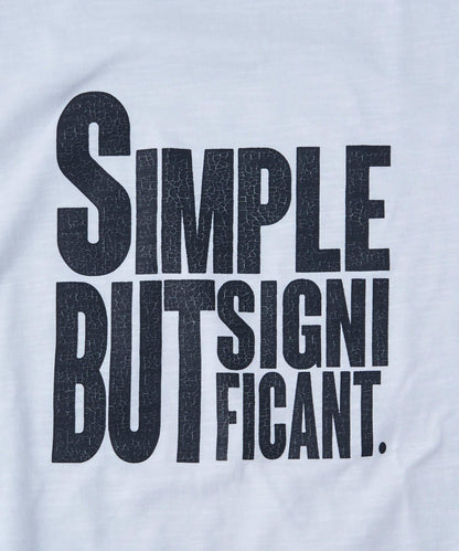 男女同款 大碼可選 竹節針織 顏料染Logo T恤