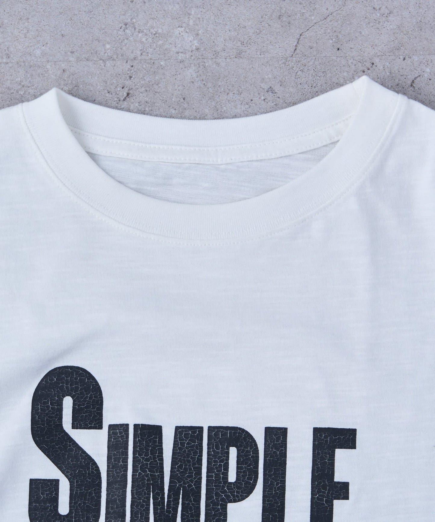 男女同款 大碼可選 竹節針織 顏料染Logo T恤