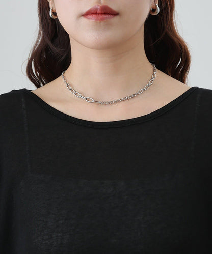 歐泊透紗平紋針織套頭上衣（網店限定）