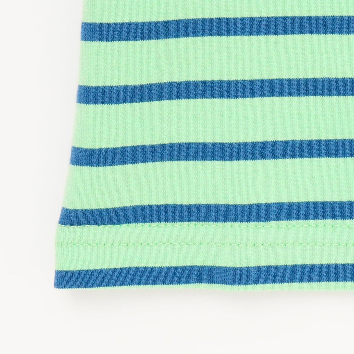 貼布條紋短袖T恤