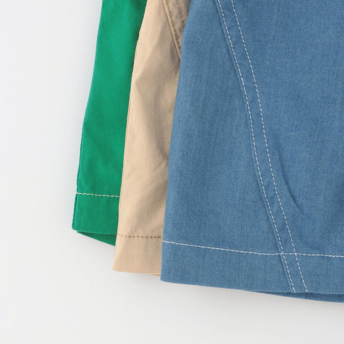 刺繡五分丈廚師褲