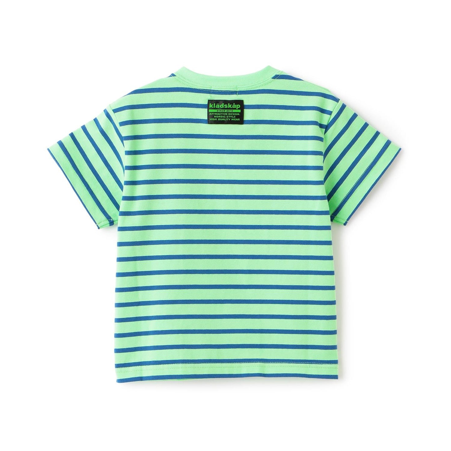 貼布條紋短袖T恤