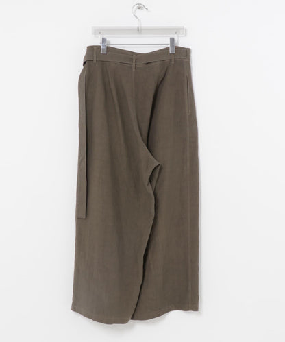 裹式 IRISH LINEN 褲子 WRAP PANTS