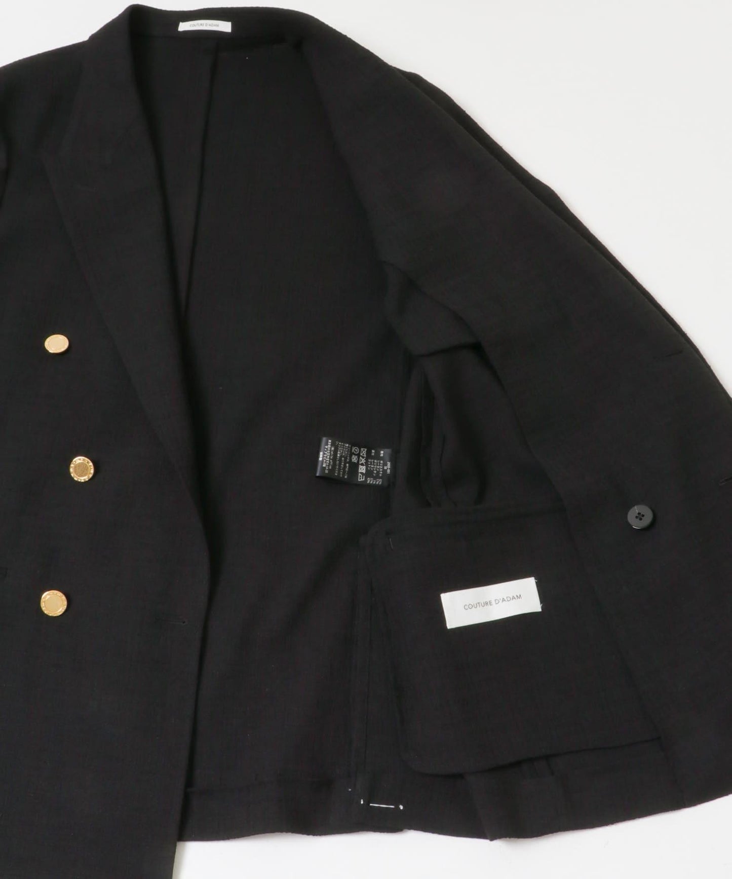 COUTURE D’ADAM 夏季粗花呢 雙排扣 西裝外套