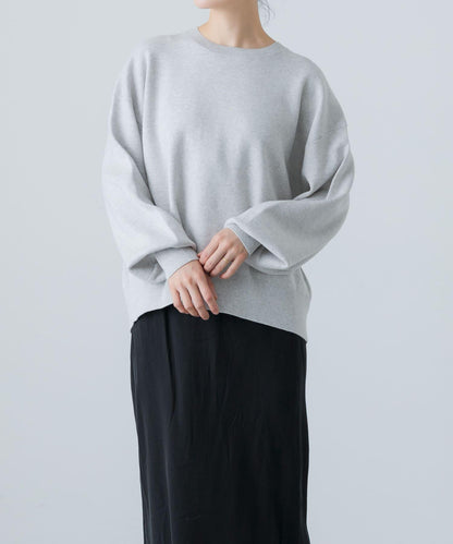 中性棉羊絨順滑針織套頭衫