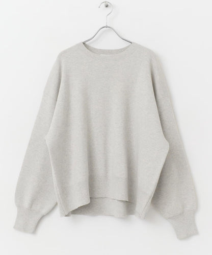 中性棉羊絨順滑針織套頭衫