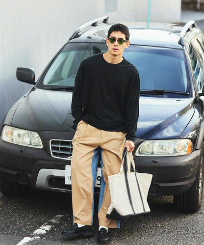 可機洗 美利奴羊毛混紡 長袖T恤