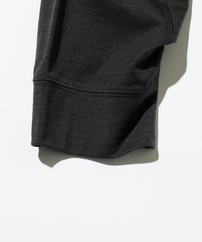 可機洗 美利奴羊毛混紡 長袖T恤