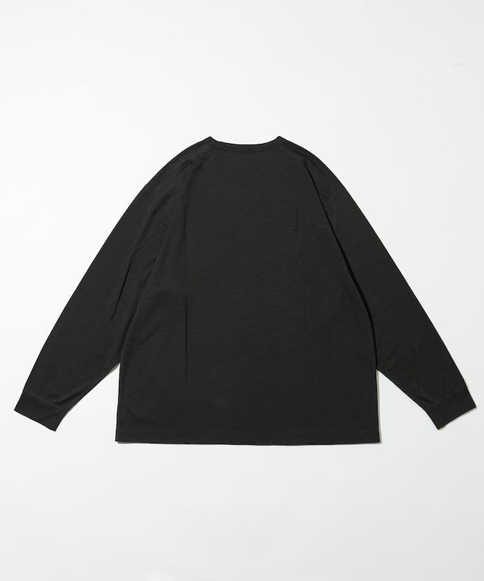 可機洗 美利奴羊毛混紡 長袖T恤