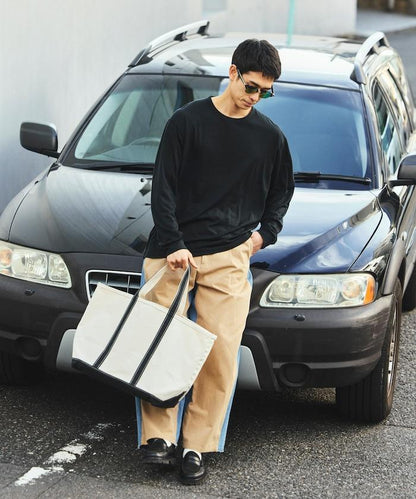 可機洗 美利奴羊毛混紡 長袖T恤