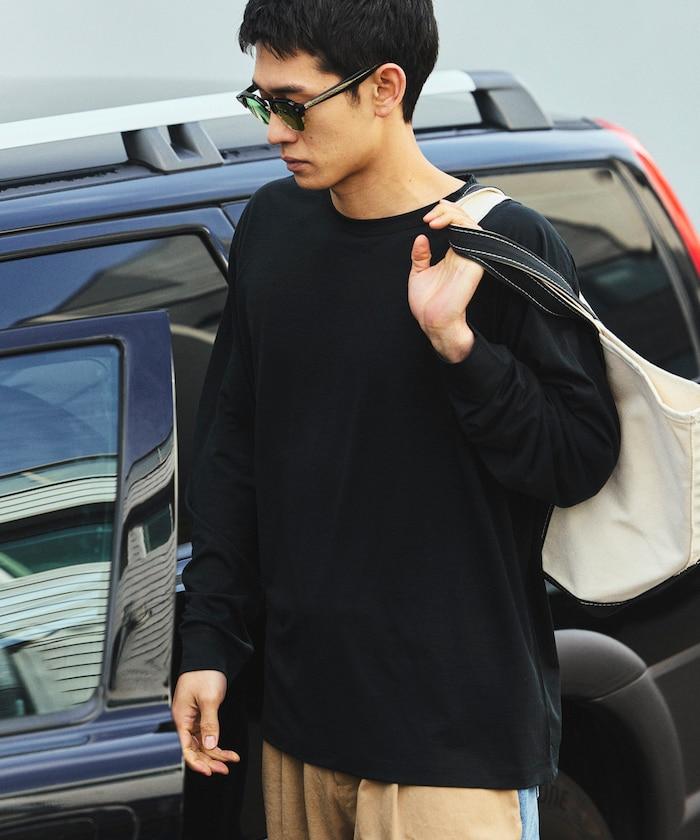 可機洗 美利奴羊毛混紡 長袖T恤