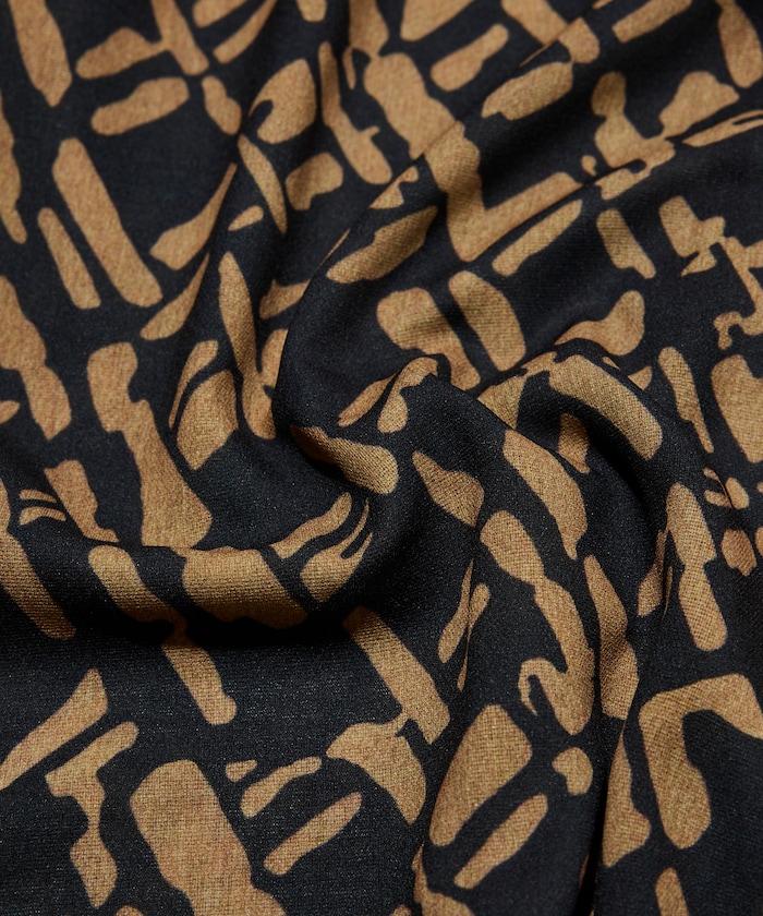 網眼材質 ＋ 寬鬆廓形 ＋ 滿版圖案設計 ＋ 開襟 ＋ 短袖襯衫 最終商品名： 網眼寬鬆廓形滿版圖案開襟短袖襯衫