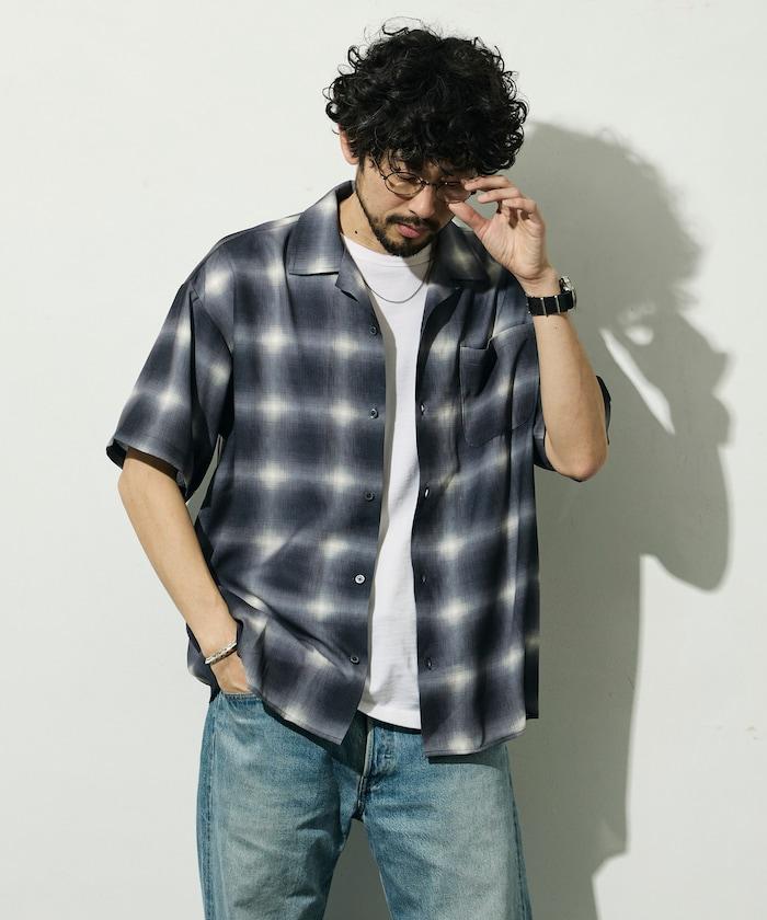 網眼材質 ＋ 寬鬆廓形 ＋ 滿版圖案設計 ＋ 開襟 ＋ 短袖襯衫 最終商品名： 網眼寬鬆廓形滿版圖案開襟短袖襯衫