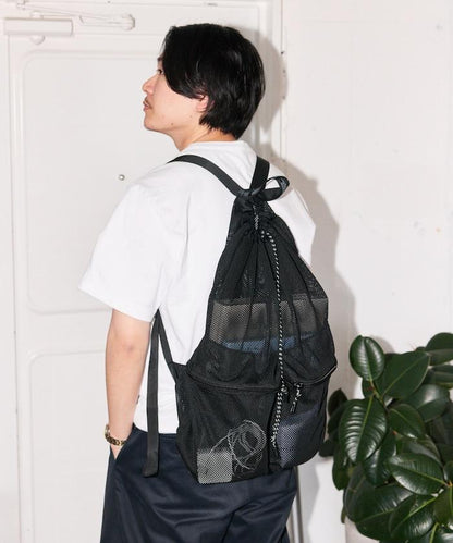MESH網眼抽繩 揹包 聯名款