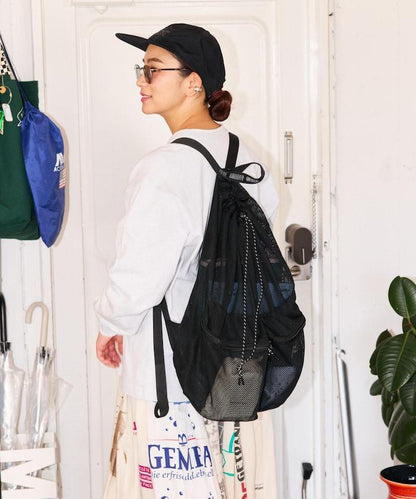 MESH網眼抽繩 揹包 聯名款