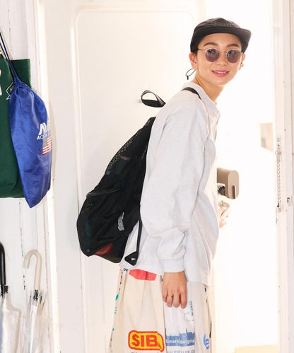 MESH網眼抽繩 揹包 聯名款