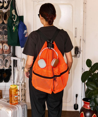 MESH網眼抽繩 揹包 聯名款