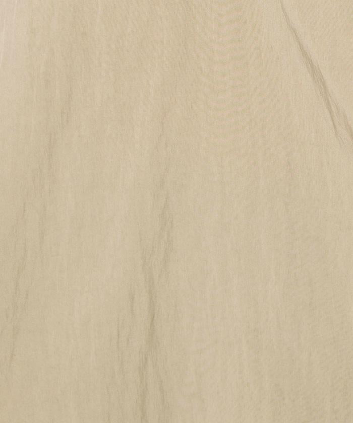 尼龍皺感法式袖襯衫