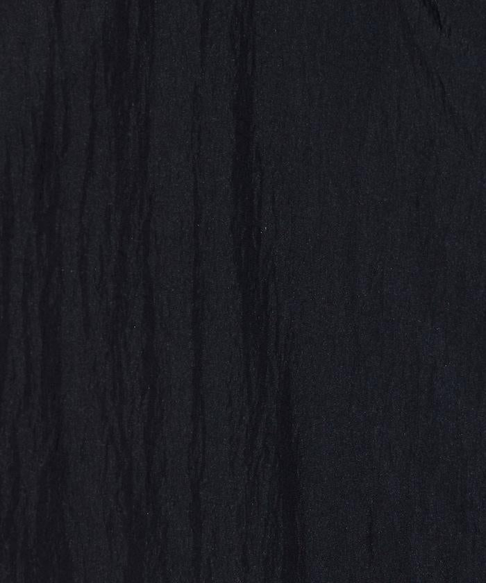 尼龍皺感面料 雙排扣設計 短袖 夾克