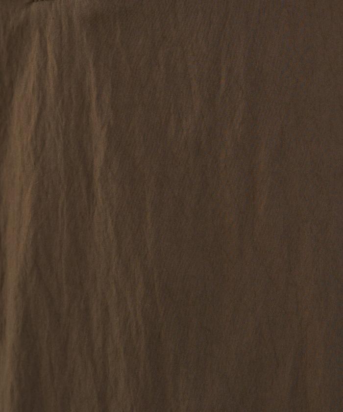 尼龍皺感面料 雙排扣設計 短袖 夾克