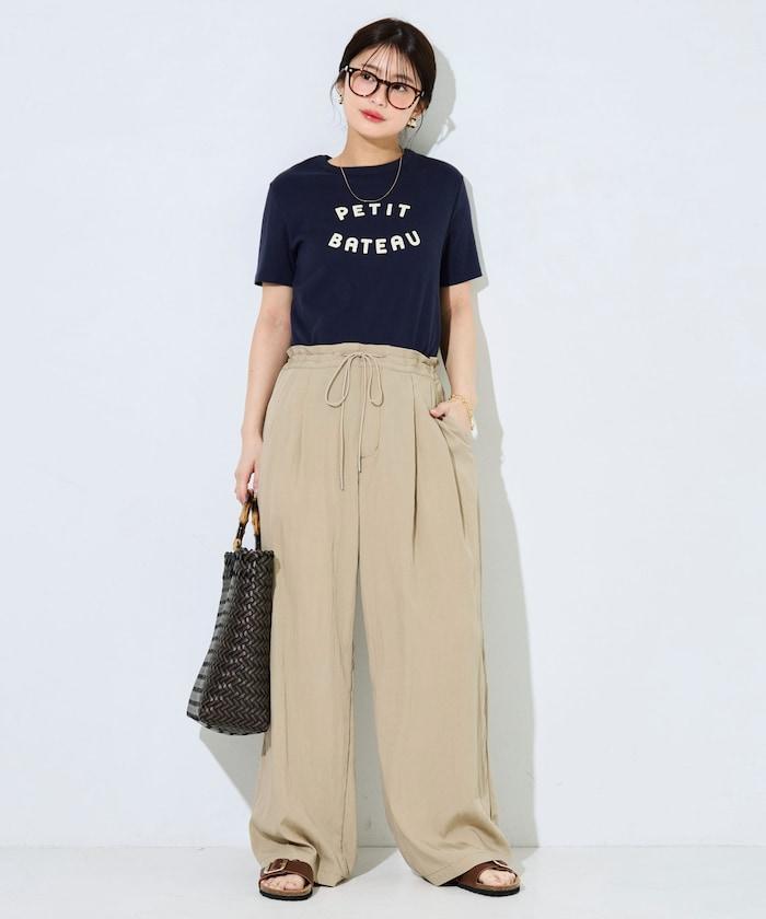 Nylon皺感褶襉褲子