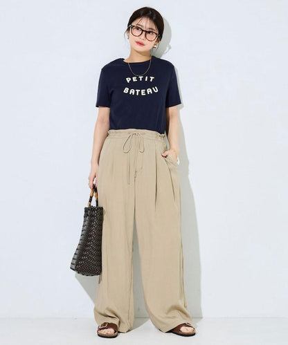 Nylon皺感褶襉褲子