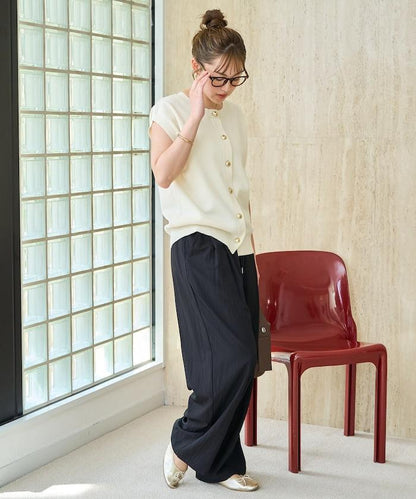 Nylon皺感褶襉褲子