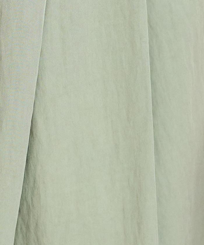 Nylon皺感褶襉褲子