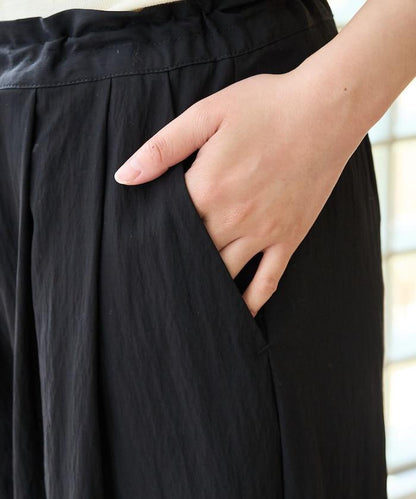 Nylon皺感褶襉褲子