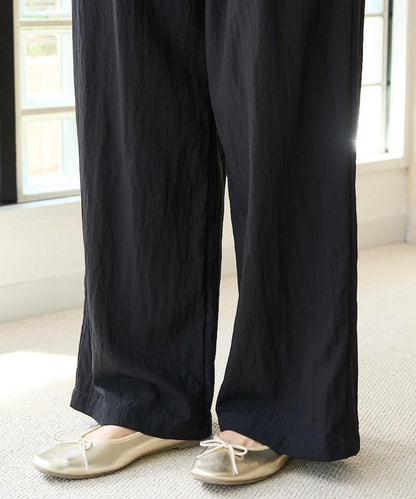 Nylon皺感褶襉褲子