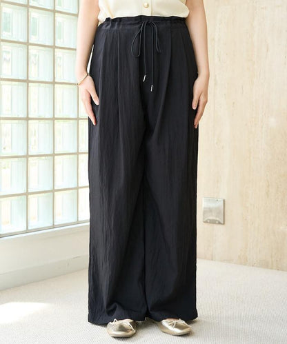 Nylon皺感褶襉褲子