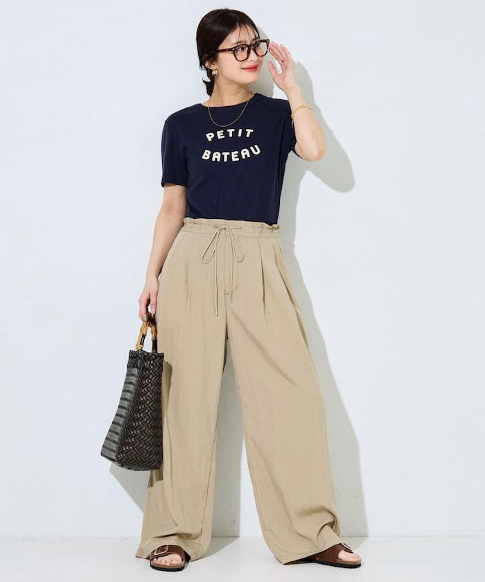 Nylon皺感褶襉褲子