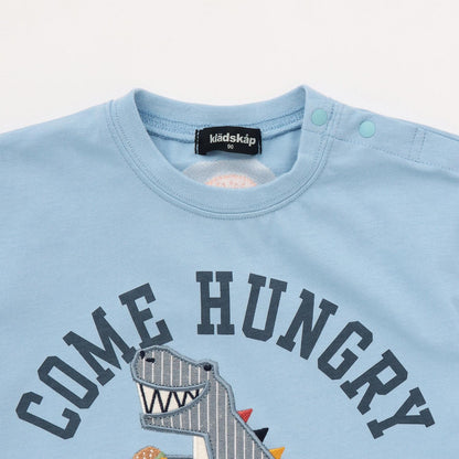 人氣補貨 直營店未售 恐龍貼布圖案 短袖T恤