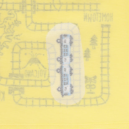 電車與軌道圖案 短袖T恤