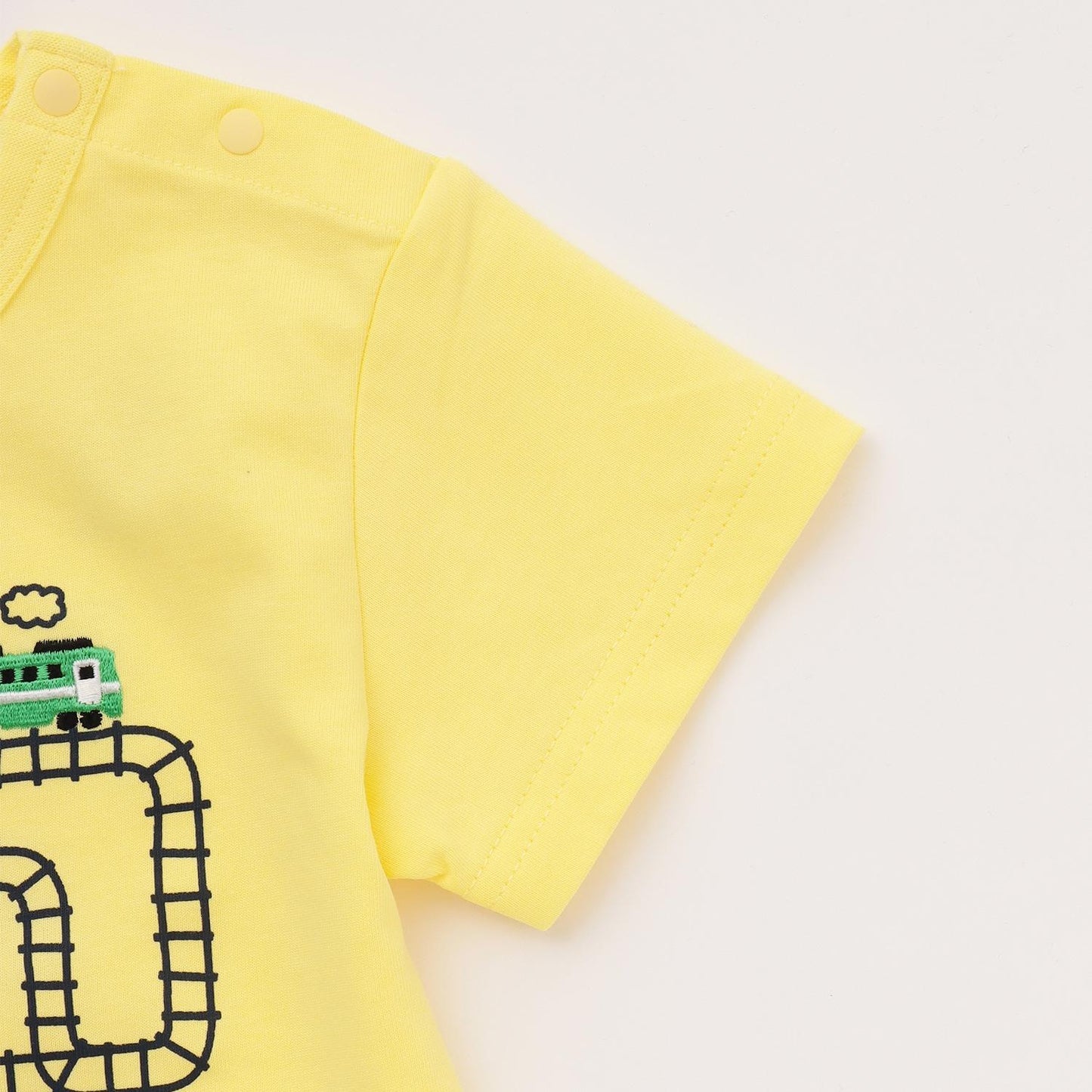 電車與軌道圖案 短袖T恤