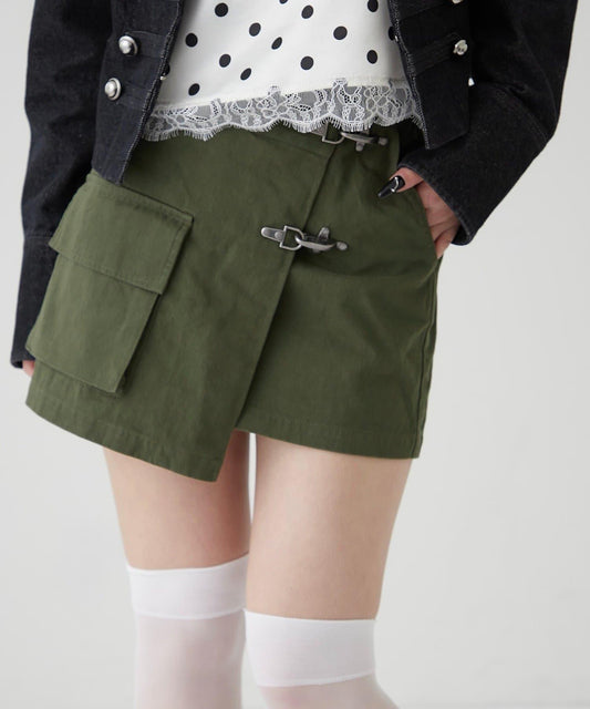 消防風軍裝圍裹半身裙