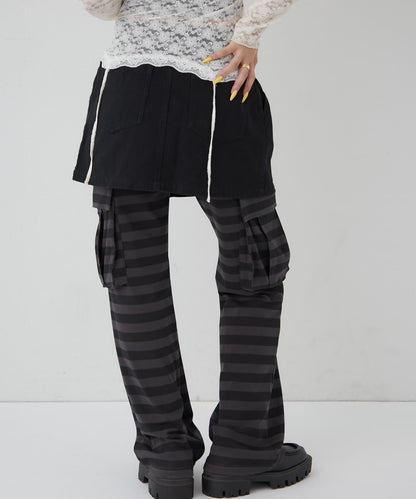 消防風軍裝圍裹半身裙