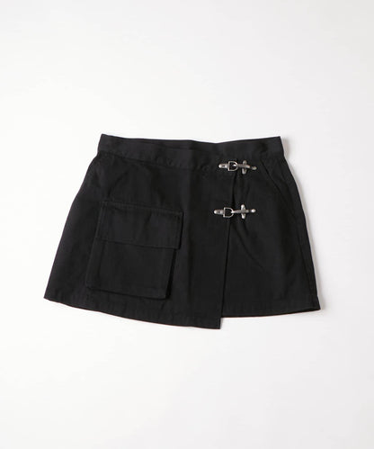 消防風軍裝圍裹半身裙