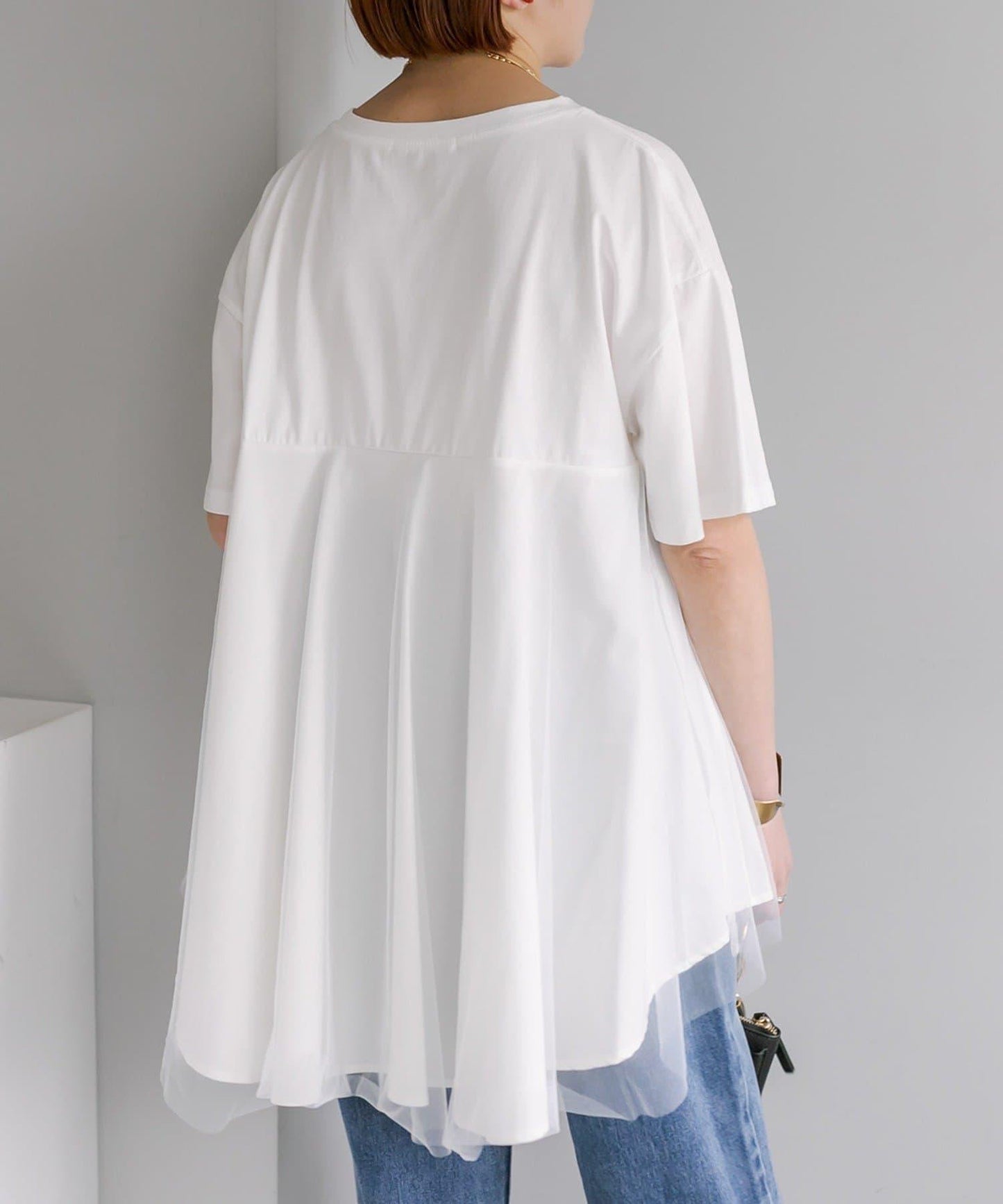 網紗拼接 《リバイバル》 Du noir T恤（網店限定）