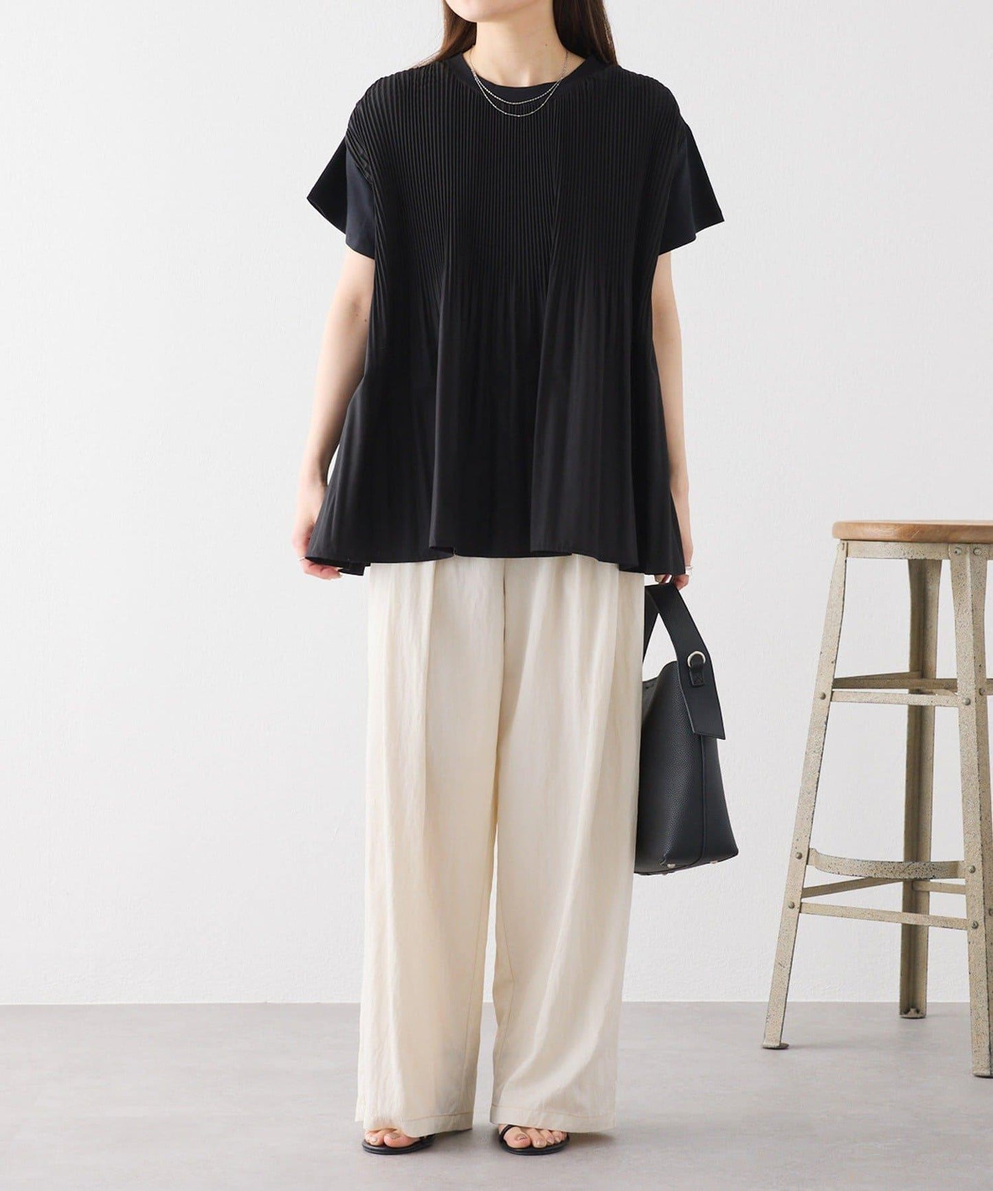 《リバイバル》 【Du noir】 前褶設計 T恤