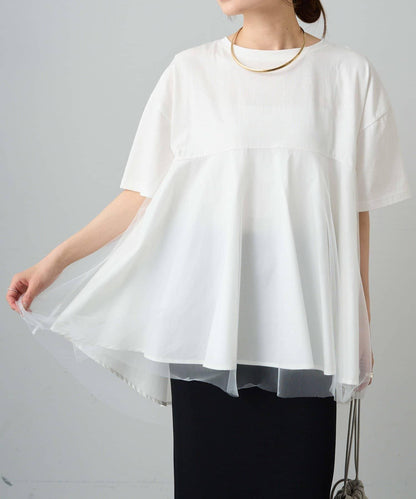 網紗拼接 《リバイバル》 Du noir T恤（網店限定）