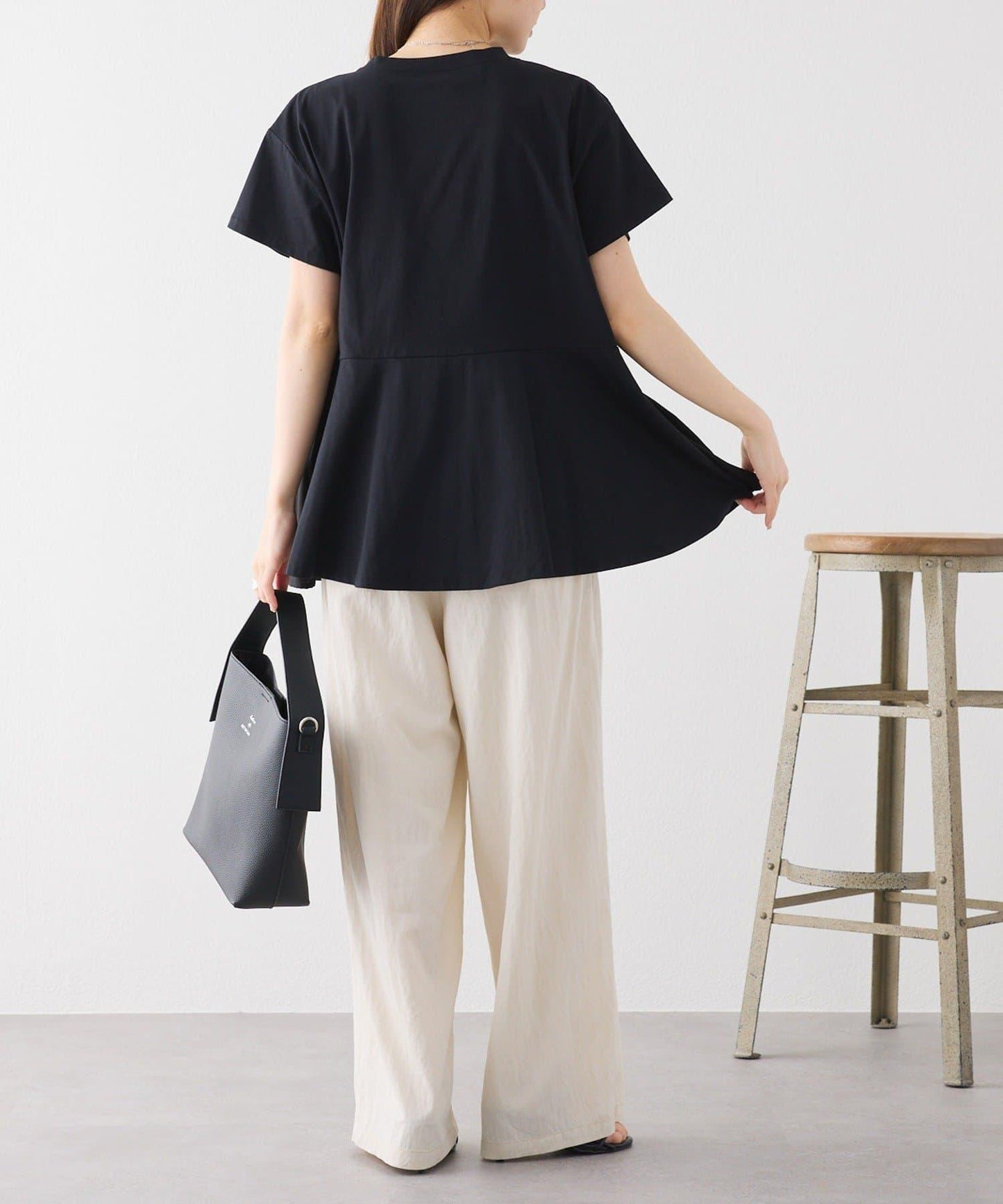 《リバイバル》 【Du noir】 前褶設計 T恤