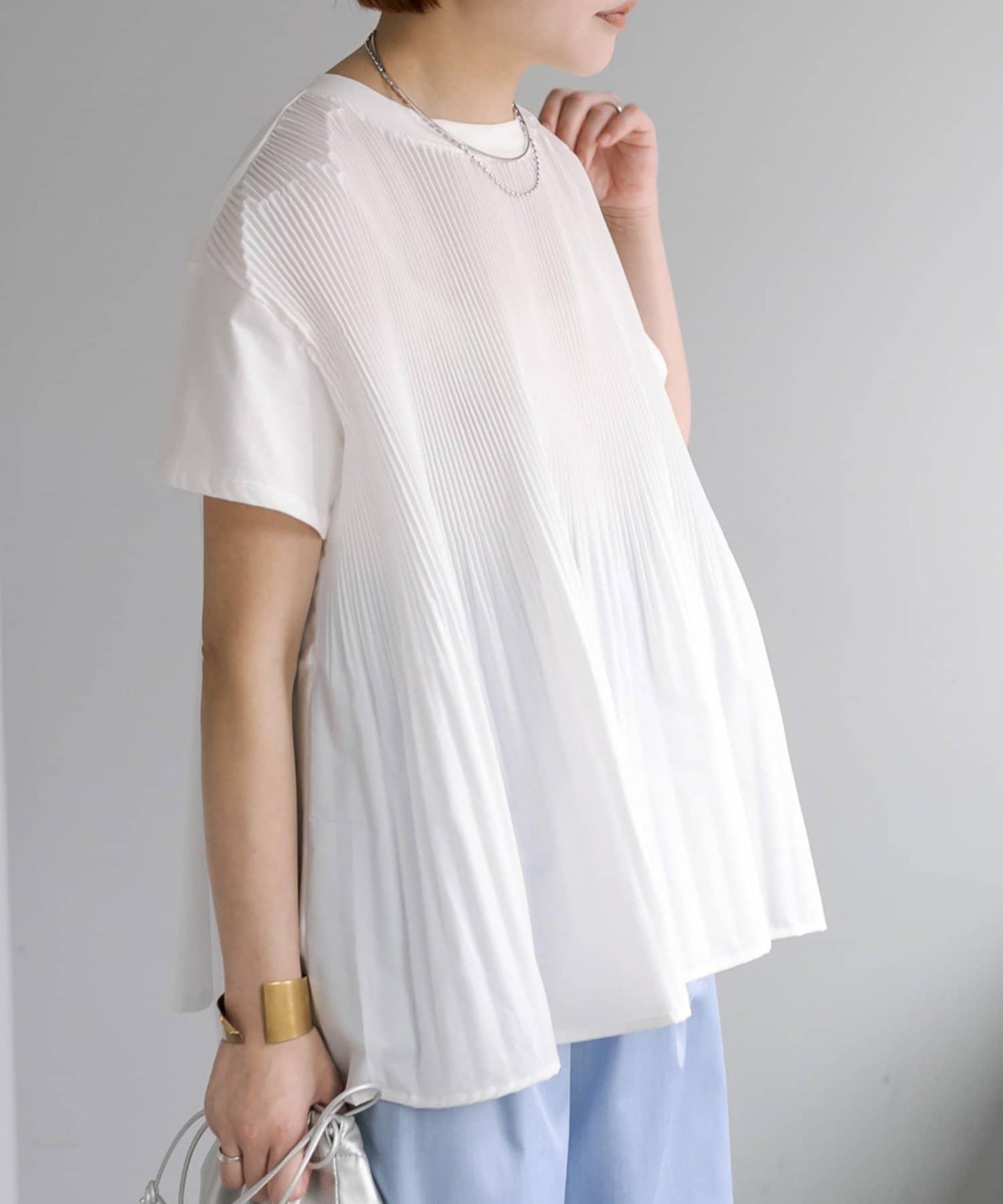 《リバイバル》 【Du noir】 前褶設計 T恤