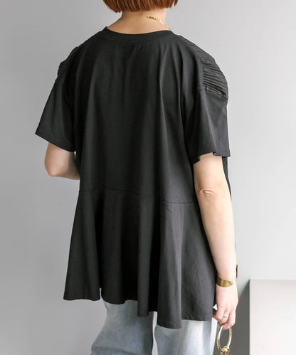 《リバイバル》 【Du noir】 前褶設計 T恤
