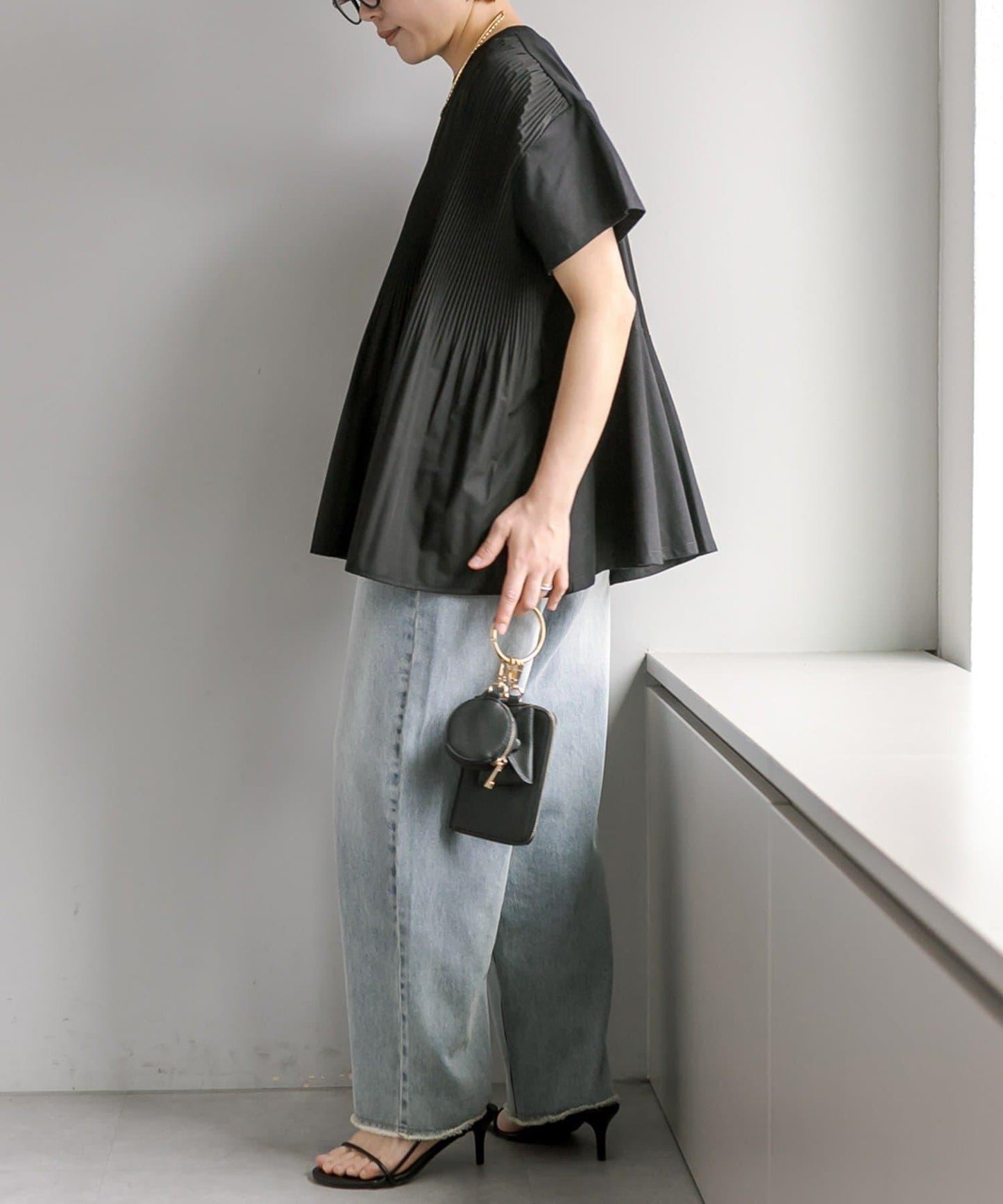 《リバイバル》 【Du noir】 前褶設計 T恤